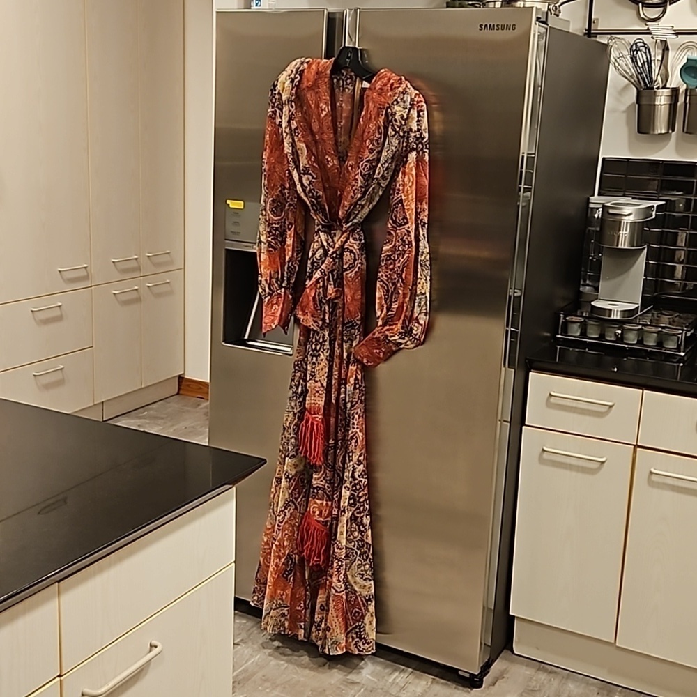 💕BRONX AND BANCO💕 Farah Maxi Dress ~ Muti-Color Print US 6 NWOT - Picture 10 of 16